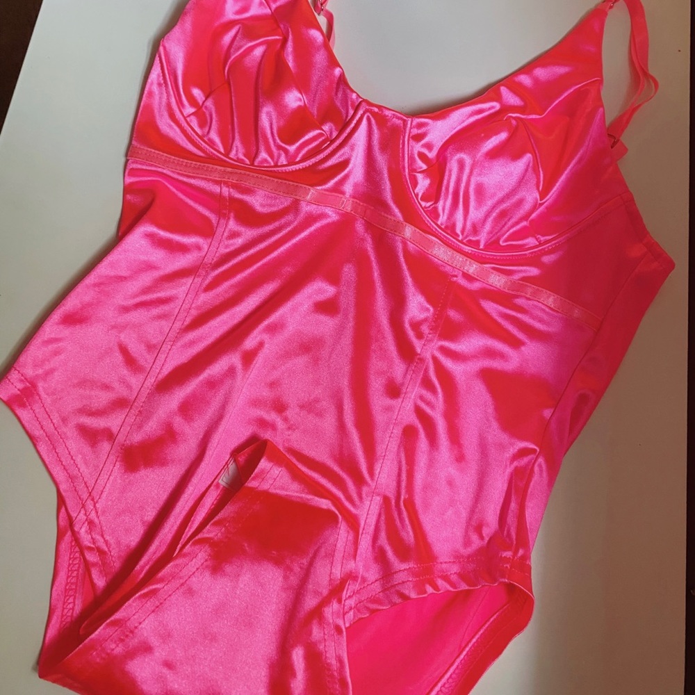 Hot Pink Body Suit - Picture 2 of 5